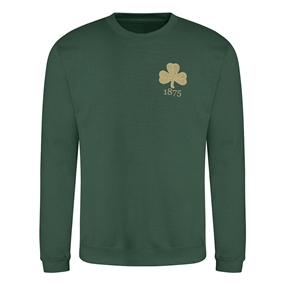 Mens Ireland 1875 Sweatshirt - Bottle Green - Front